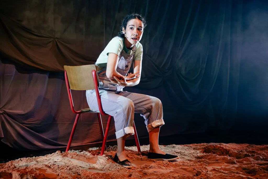Sarah Agha as Renad in A Grain of Sand, review, at the Arcola Theatre 2026